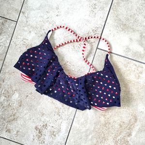 American Flag Bikini Top